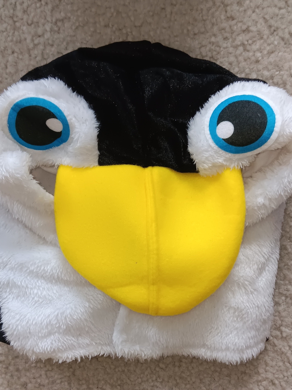 Spirit Penguin Costume in Black, White & Yellow - Picture 5 of 6